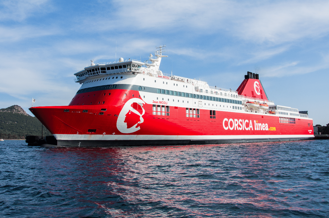 Jean Nicoli Corsica Lines set installation of scrubbers at Ship repair yard at Palumbo