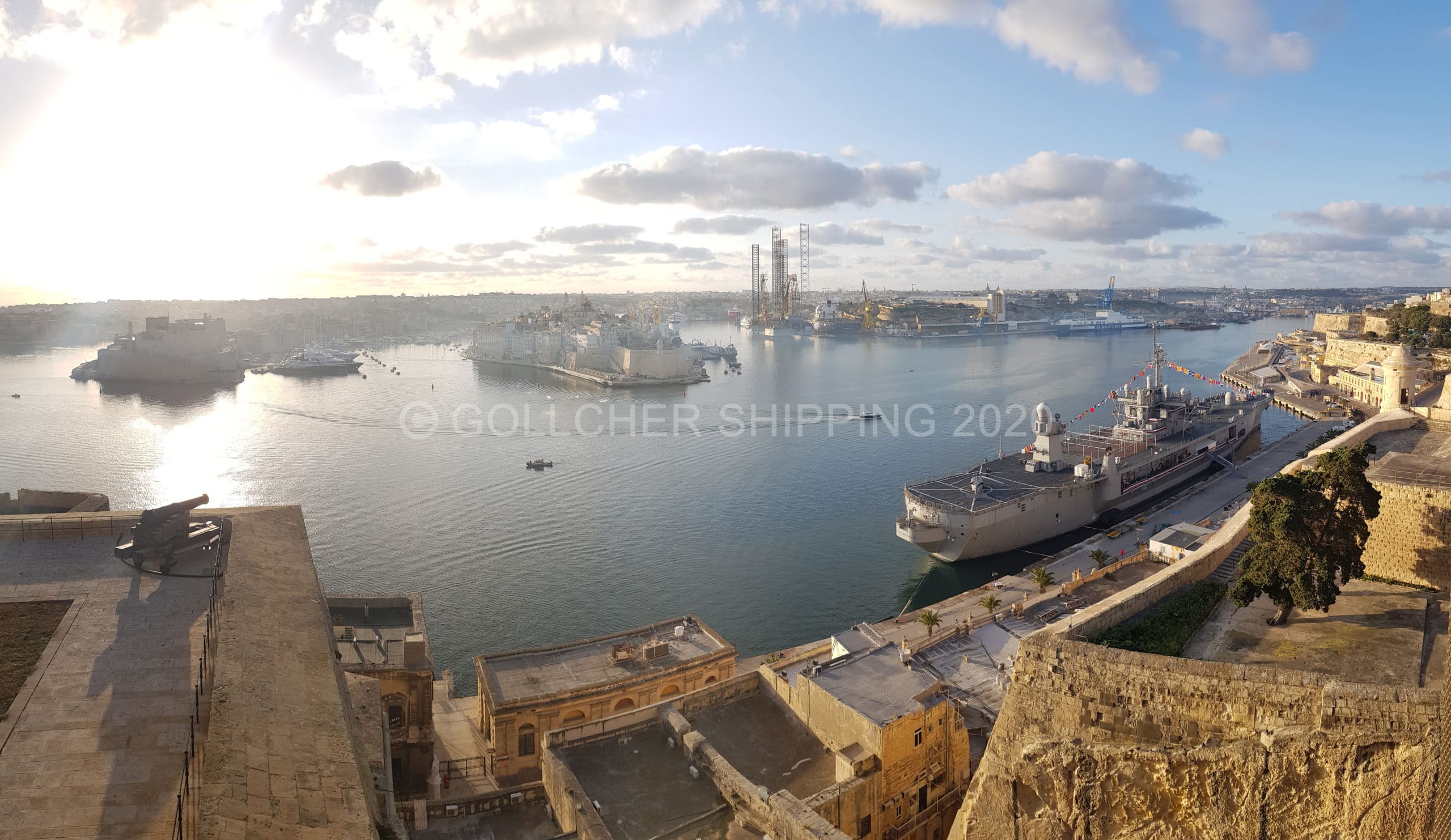 Shipping Agent Award For USS Mt. Whitney Port Visit In Malta